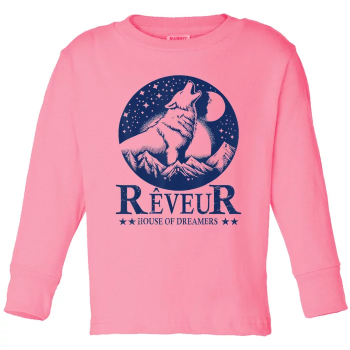 Reveur House Of Dreamers Rca Givers School Spirit Vintage Toddler Long Sleeve Shirt