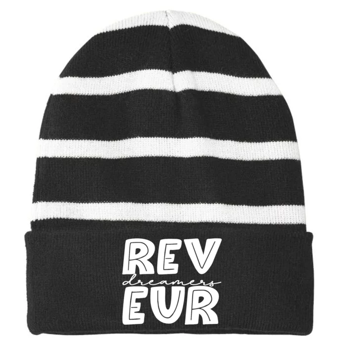 Reveur House Of Dreamers Rca Houses Dreamer School Spirit Striped Beanie with Solid Band