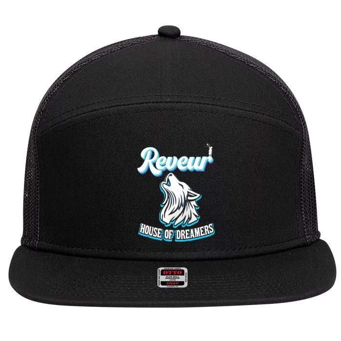 Reveur House Of Dreamers Rca Houses Dreamer School Spirit 7 Panel Mesh Trucker Snapback Hat