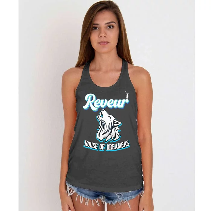 Reveur House Of Dreamers Rca Houses Dreamer School Spirit Women's Knotted Racerback Tank