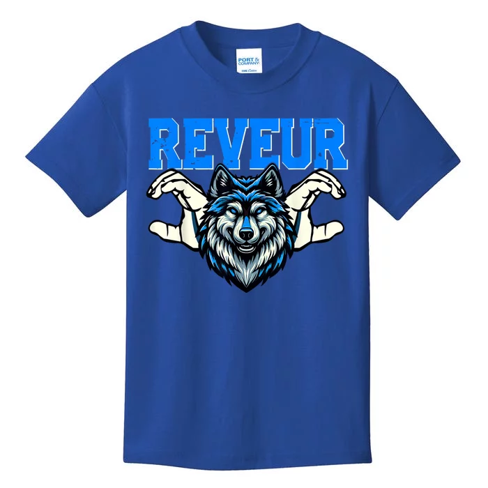 Reveur House Of Dreamers  Rca Dreamers School Spirit Wolf Kids T-Shirt