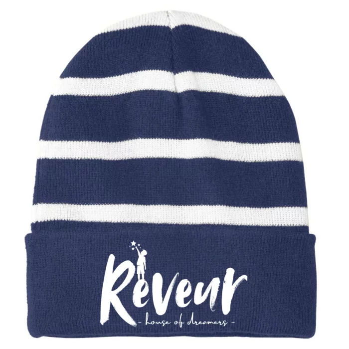 Reveur House Of Dreamers Teachers Students Striped Beanie with Solid Band