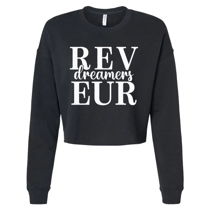 Reveur House Of Dreamers Rca Houses Dreamer School Spirit Cropped Pullover Crew