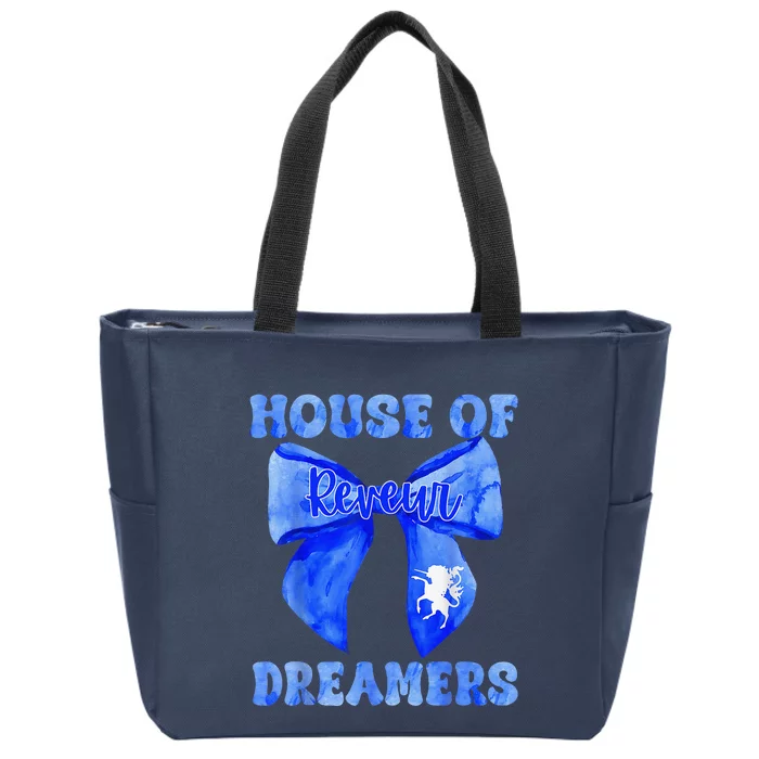 Reveur House Of Dreamers Rca Givers School Spirit Funny Zip Tote Bag