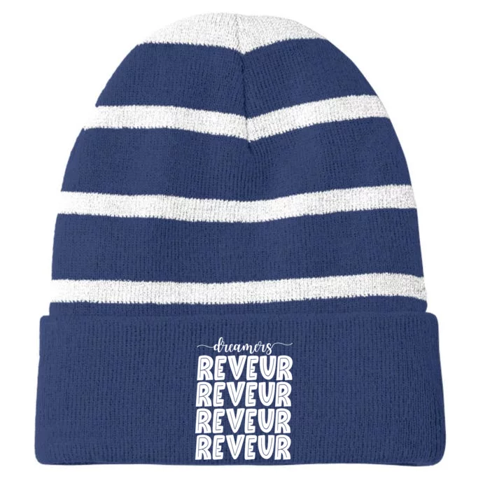 Reveur House Of Dreamers Rca Houses Dreamer School Spirit Striped Beanie with Solid Band