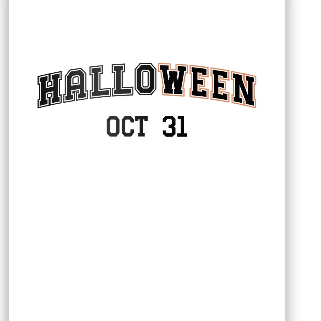 Retro Halloween OCT 31 Gift Poster