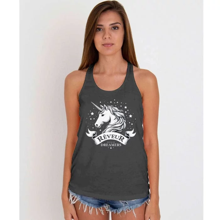 Reveur House Of Dreamers Rca Givers School Spirit Women's Knotted Racerback Tank