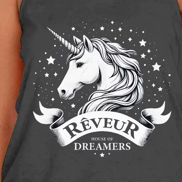 Reveur House Of Dreamers Rca Givers School Spirit Women's Knotted Racerback Tank