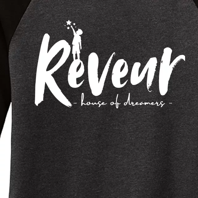 Reveur House Of Dreamers Teachers Students Women's Tri-Blend 3/4-Sleeve Raglan Shirt