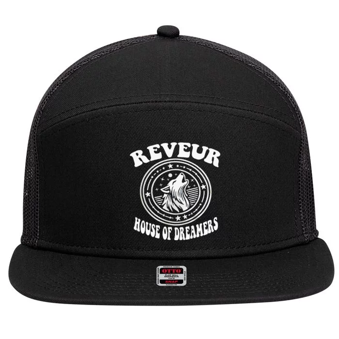 Reveur House Of Dreamers Rca Houses Dreamer School Spirit 7 Panel Mesh Trucker Snapback Hat