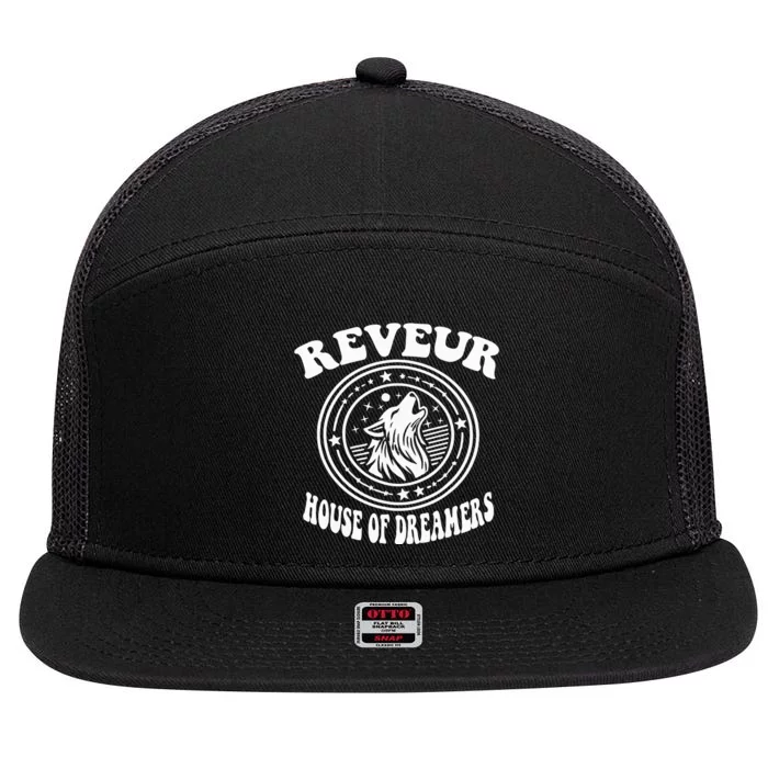 Reveur House Of Dreamers Rca Houses Dreamer School Spirit 7 Panel Mesh Trucker Snapback Hat