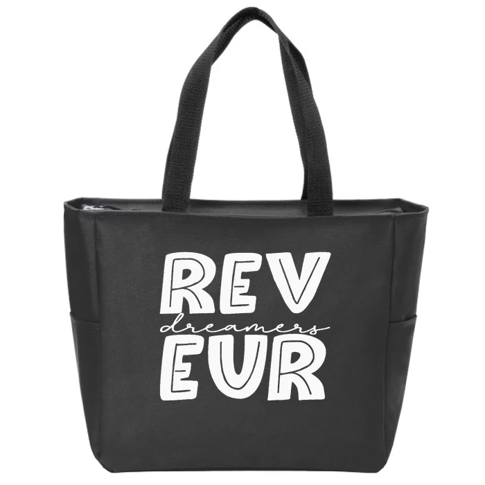 Reveur House Of Dreamers Rca Houses Dreamer School Spirit Zip Tote Bag