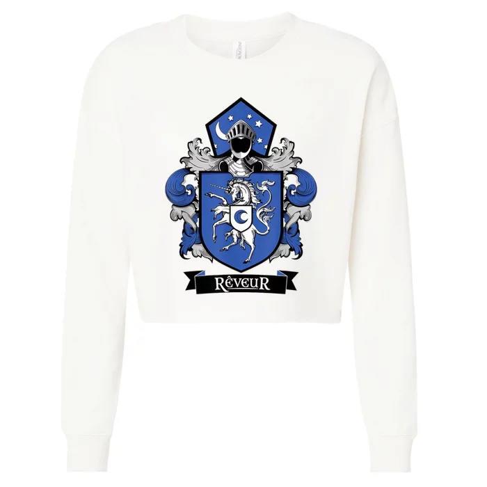 Reveur House Of Dreamers Rca Givers School Spirit Vintage Cropped Pullover Crew