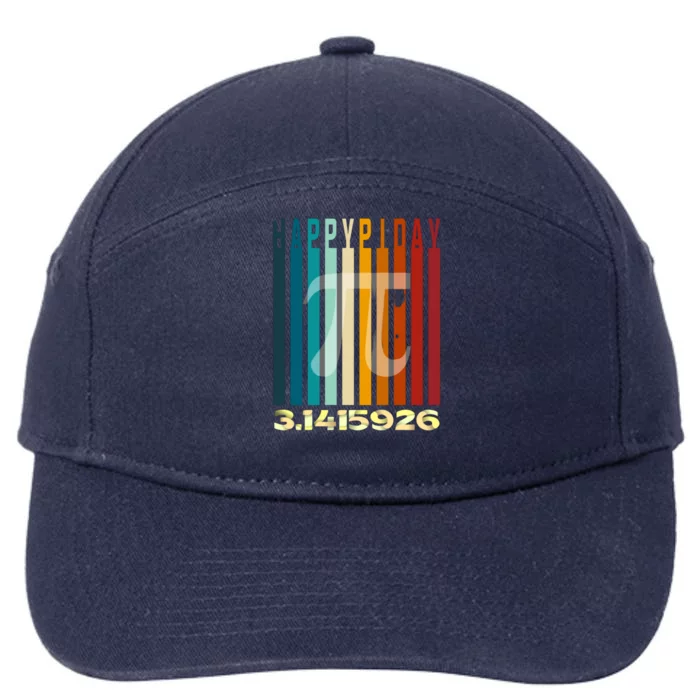 Retro Happy Pi Day Deals T Cute Gift 7-Panel Snapback Hat