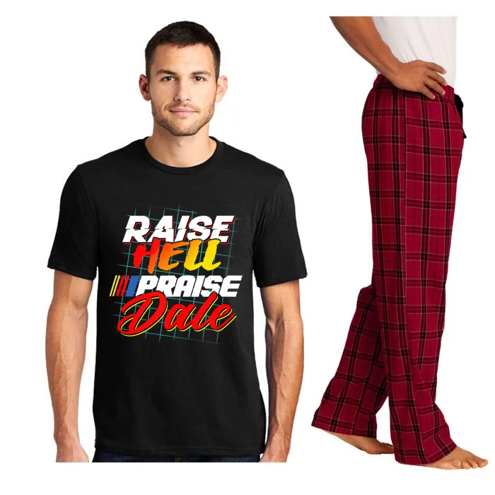 Raise Hell Praise Dale Retro Vintage Fathers Day Gift Pajama Set