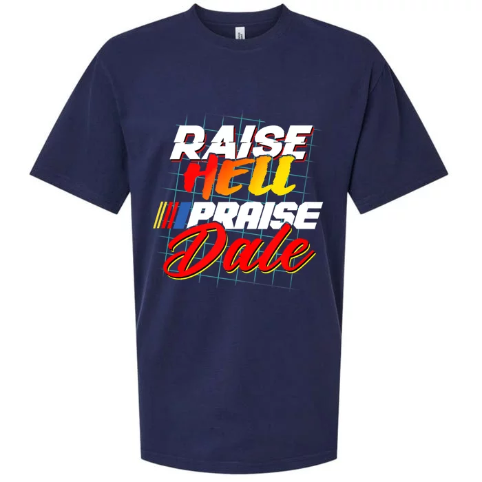 Raise Hell Praise Dale Retro Vintage Fathers Day Gift Sueded Cloud Jersey T-Shirt