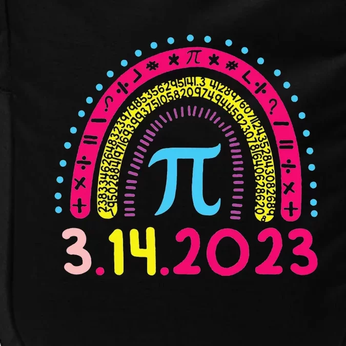 Rainbow Happy Pi Day Math Teacher Pi Day Impact Tech Backpack