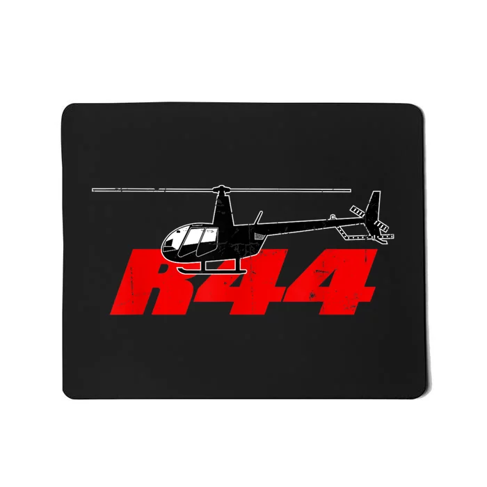 R44 Helicopter Pilot Aviation R44 Helicopter Mousepad