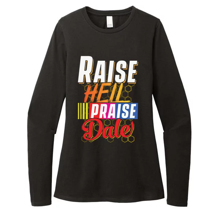 Raise Hell Praise Dale Vintage Womens CVC Long Sleeve Shirt