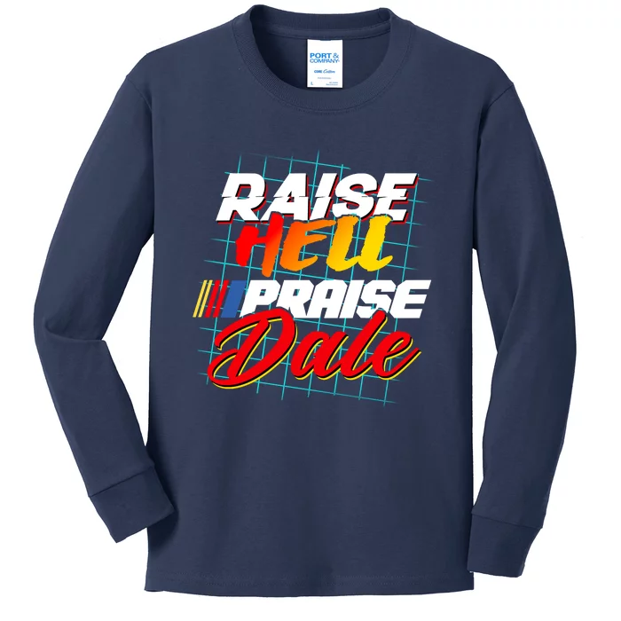 Raise Hell Praise Dale Kids Long Sleeve Shirt