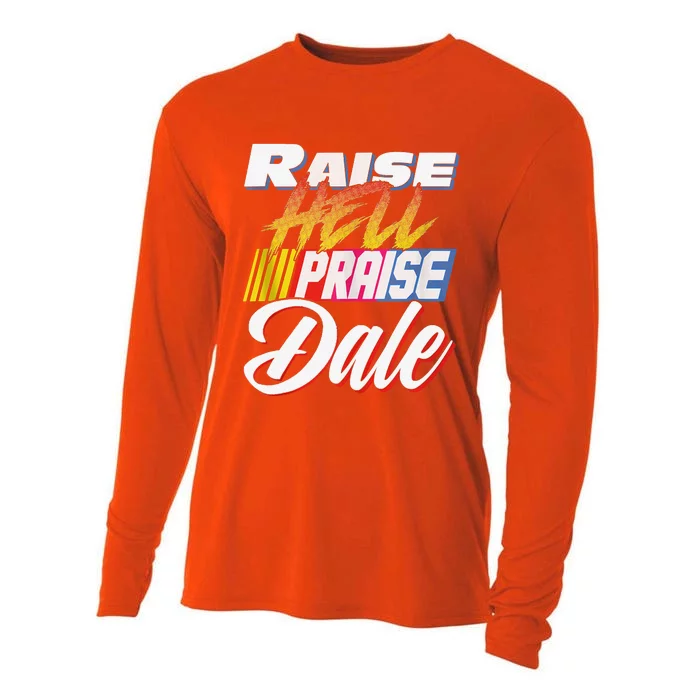 Raise Hell Praise Dale Retro Vintage Cooling Performance Long Sleeve Crew