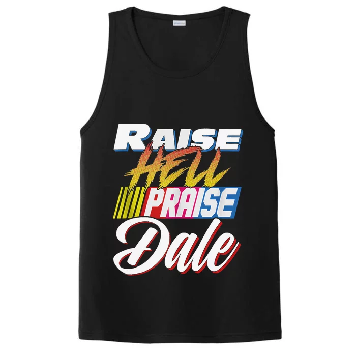 Raise Hell Praise Dale Retro Vintage Performance Tank