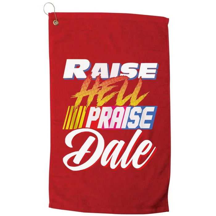 Raise Hell Praise Dale Retro Vintage Platinum Collection Golf Towel