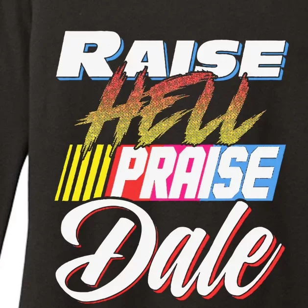 Raise Hell Praise Dale Retro Womens CVC Long Sleeve Shirt