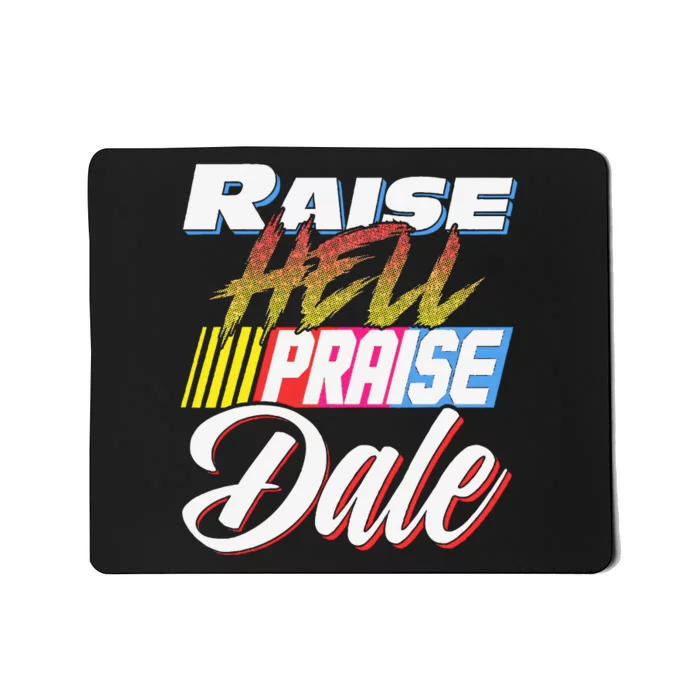 Raise Hell Praise Dale Retro Mousepad