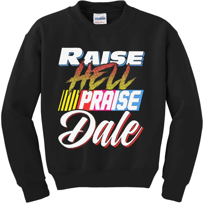 Raise Hell Praise Dale Retro Kids Sweatshirt