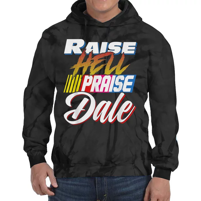 Raise Hell Praise Dale Retro Vintage Tie Dye Hoodie