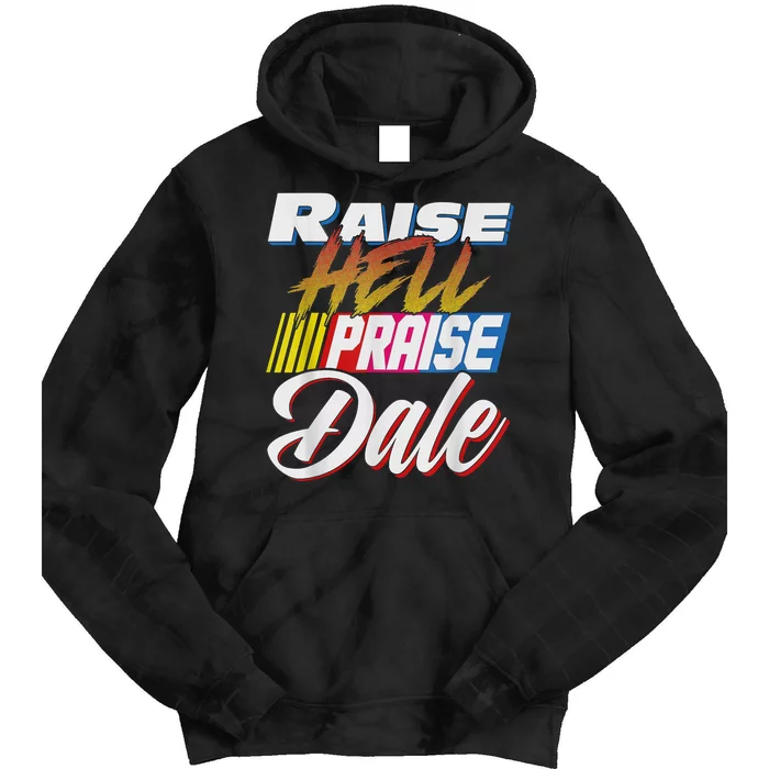 Raise Hell Praise Dale Retro Vintage Tie Dye Hoodie