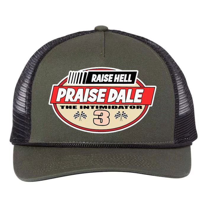 Raise Hell Praise Dale Vintage Retro Rope Trucker Hat Cap