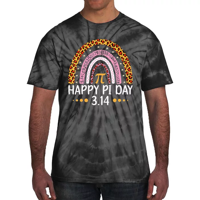 Rainbow Happy Pi Day Math 3.14 Symbol Teacher Tie-Dye T-Shirt