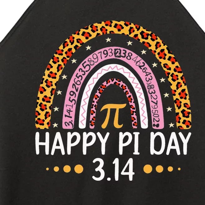 Rainbow Happy Pi Day Math 3.14 Symbol Teacher Women’s Perfect Tri Rocker Tank