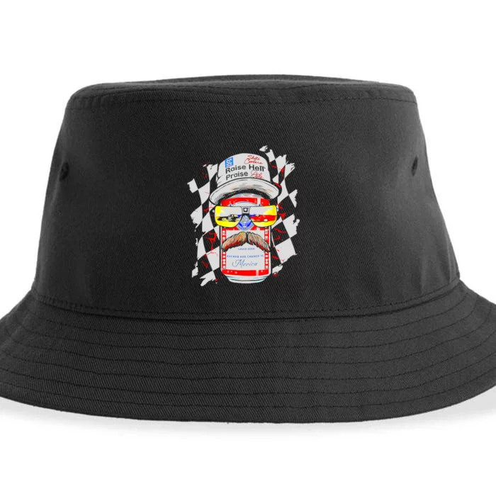 Raise Hell Praise Dale Vintage Funny Driking Beer Sustainable Bucket Hat