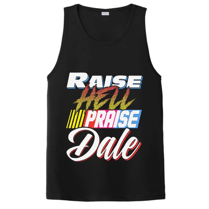 Raise Hell Praise Dale Retro Performance Tank