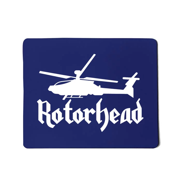 Rotorhead Helicopter Pilot Mousepad