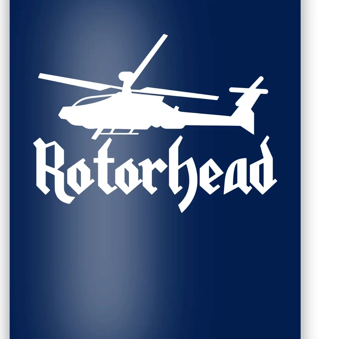 Rotorhead Helicopter Pilot Poster