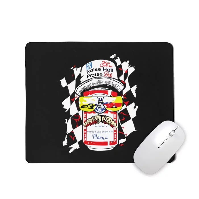 Raise Hell Praise Dale Vintage Funny Driking Beer Mousepad