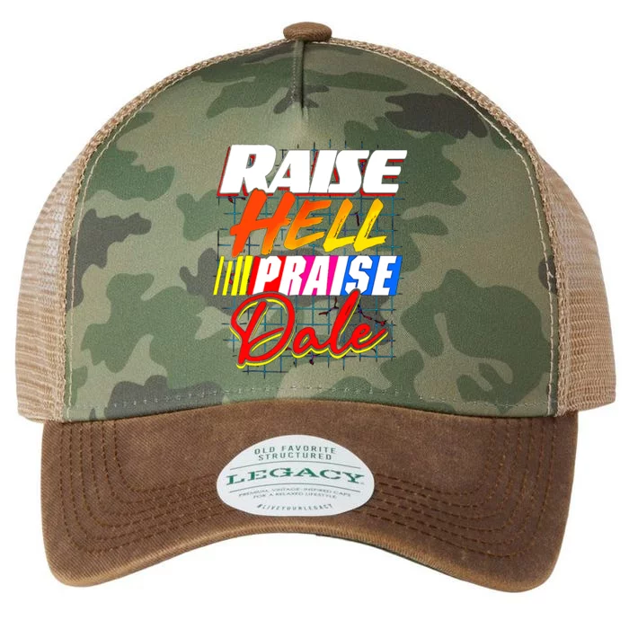 Raise Hell Praise Dale Vintage Legacy Tie Dye Trucker Hat