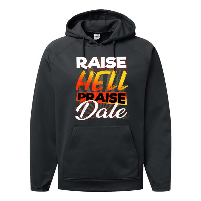 Raise Hell Praise Dale Vintage Performance Fleece Hoodie