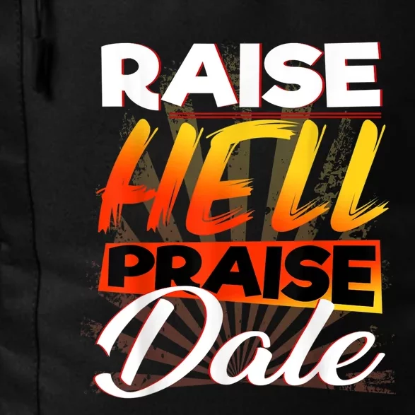 Raise Hell Praise Dale Vintage Daily Commute Backpack