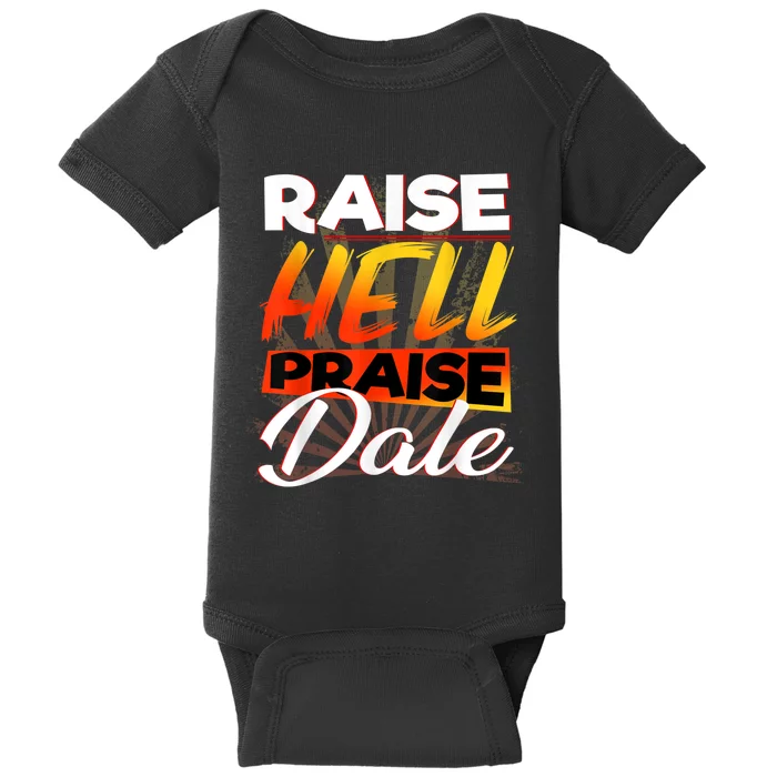 Raise Hell Praise Dale Vintage Baby Bodysuit