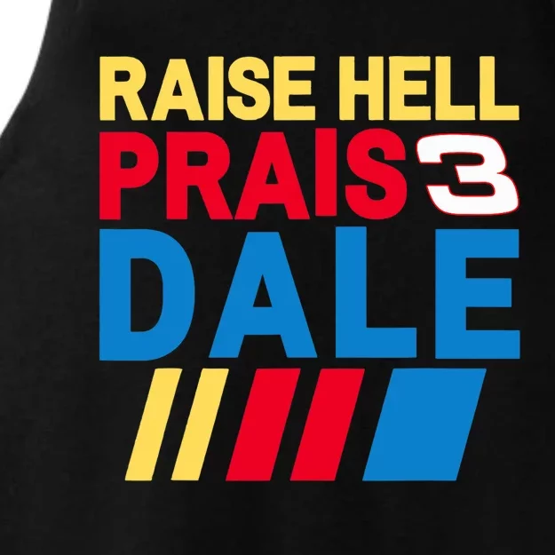 Raise Hell Praise Dale Vintage Funny Ladies Tri-Blend Wicking Tank