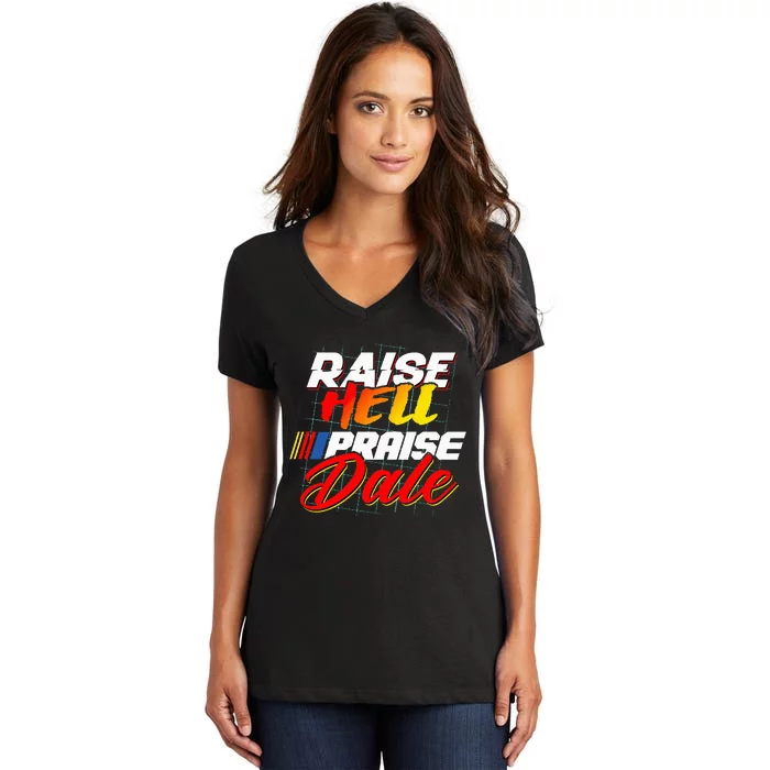 Raise Hell Praise Dale Women's V-Neck T-Shirt