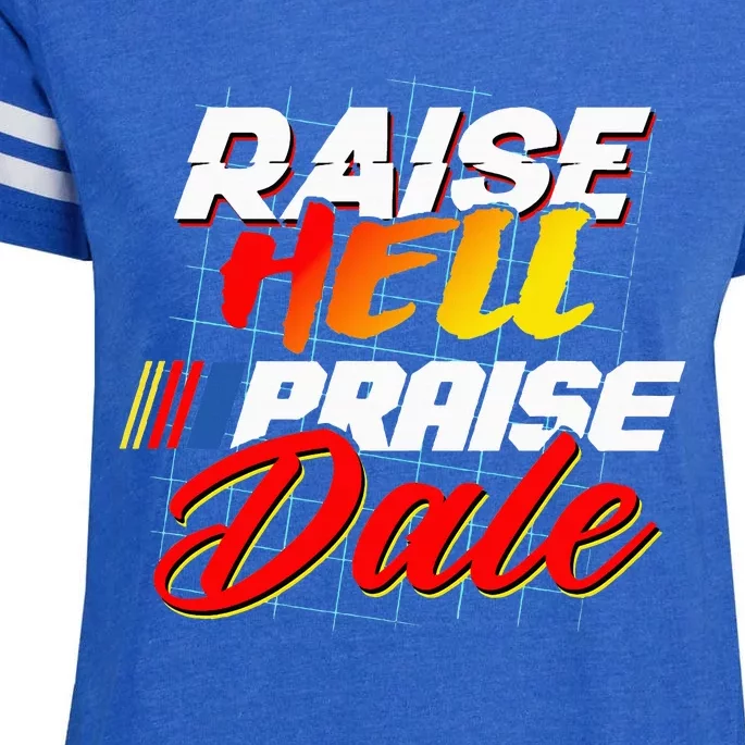 Raise Hell Praise Dale Enza Ladies Jersey Football T-Shirt