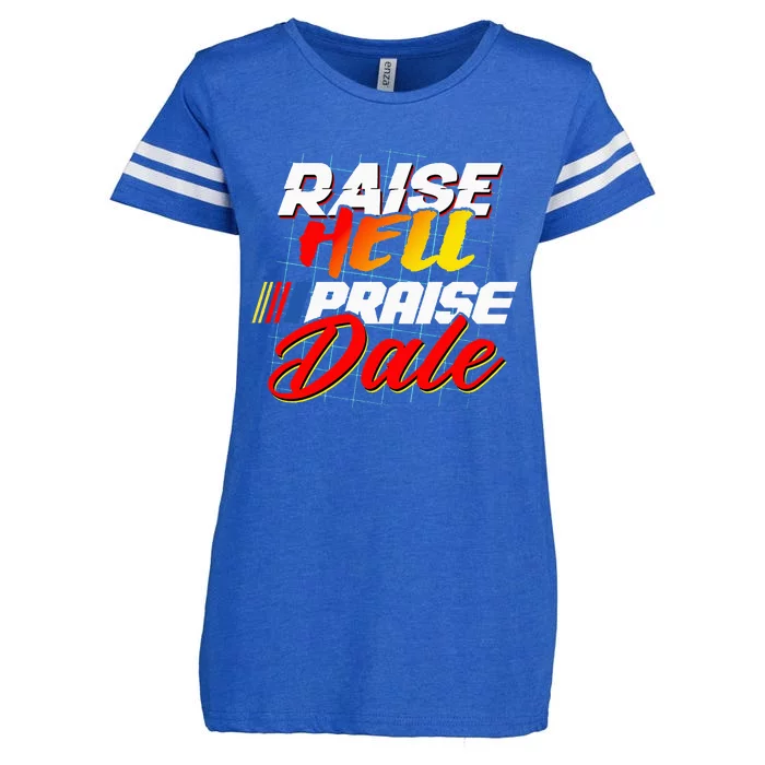 Raise Hell Praise Dale Enza Ladies Jersey Football T-Shirt