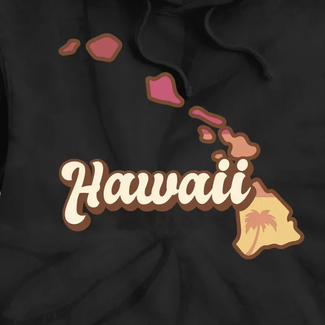 Retro Hawaii Tie Dye Hoodie