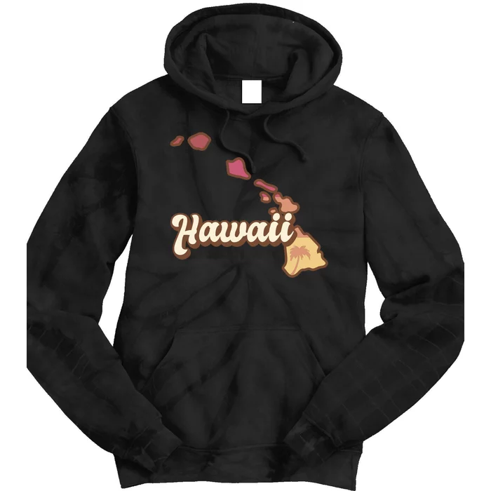 Retro Hawaii Tie Dye Hoodie